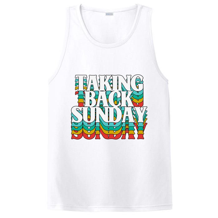 Taking Back Sunday Weekend Funny Retro PosiCharge Competitor Tank