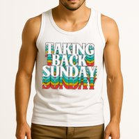 Taking Back Sunday Weekend Funny Retro Tank Top