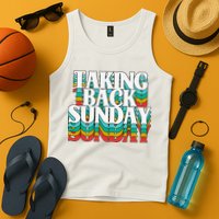 Taking Back Sunday Weekend Funny Retro Tank Top