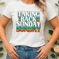 Taking Back Sunday Weekend Funny Retro Womens T-Shirt