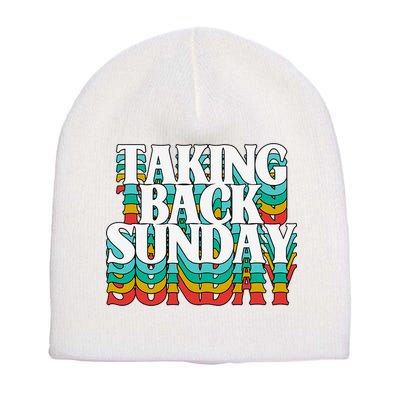 Taking Back Sunday Weekend Funny Retro Short Acrylic Beanie