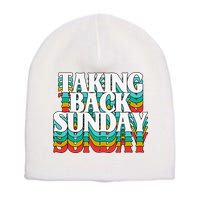 Taking Back Sunday Weekend Funny Retro Short Acrylic Beanie