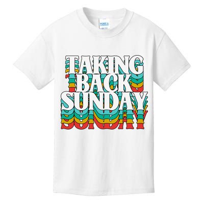 Taking Back Sunday Weekend Funny Retro Kids T-Shirt