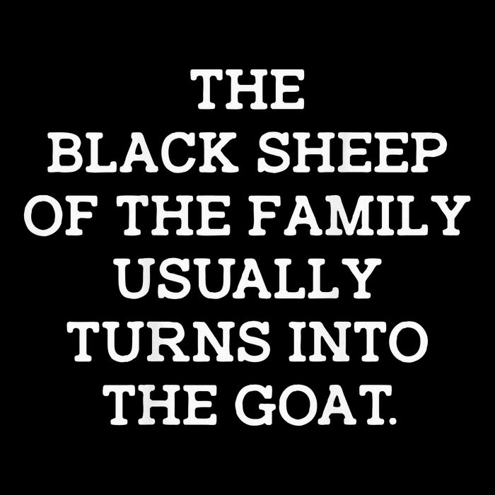 The Black S.H.E.E.P Of The Family Usually Turns Into Goat 16 in Basic Backpack