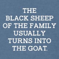 The Black S.H.E.E.P Of The Family Usually Turns Into Goat Garment-Dyed Sweatshirt