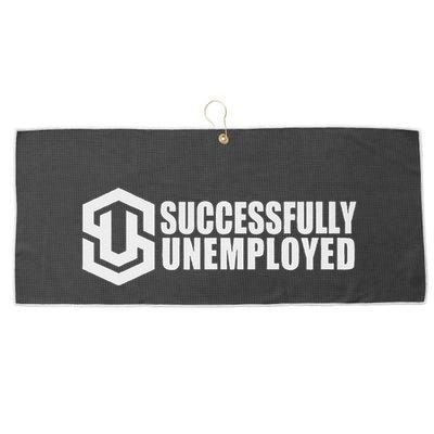 To Be Successfully Unemployed Is Awesome! Premium Large Microfiber Waffle Golf Towel