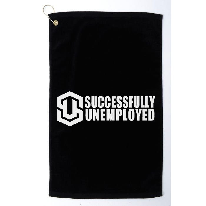 To Be Successfully Unemployed Is Awesome! Premium Golf Towel