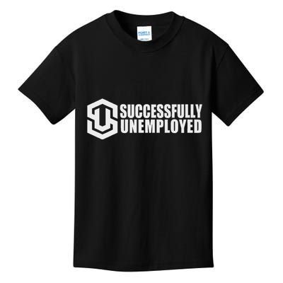 To Be Successfully Unemployed Is Awesome! Premium Kids T-Shirt