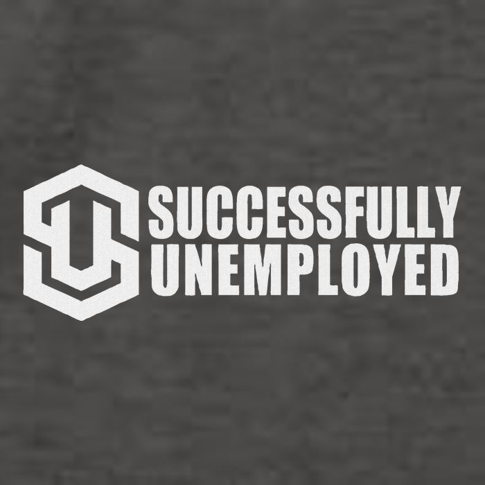 To Be Successfully Unemployed Is Awesome! Premium Vector Backpack