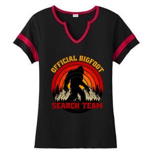 The Bigfoot Search Team Ladies Halftime Notch Neck Tee