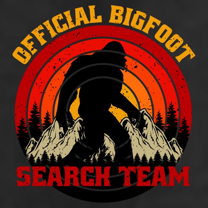The Bigfoot Search Team 7 Panel Mesh Trucker Snapback Hat
