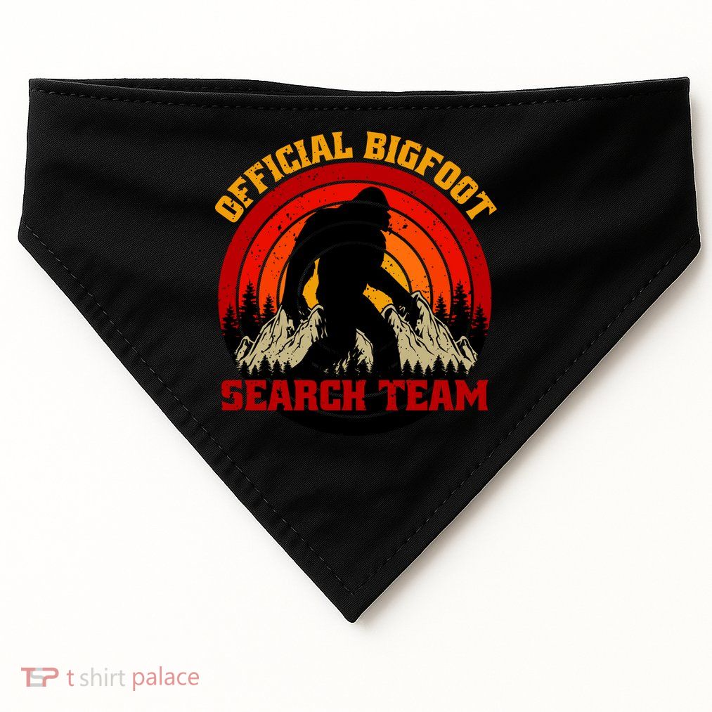 The Bigfoot Search Team USA-Made Doggie Bandana