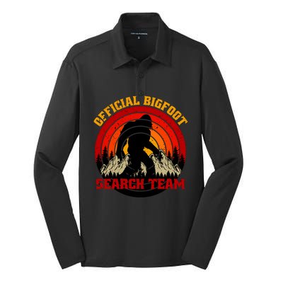 The Bigfoot Search Team Silk Touch Performance Long Sleeve Polo