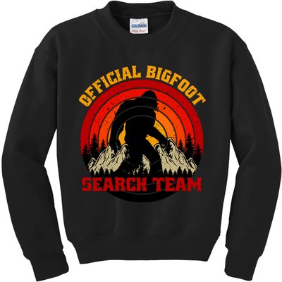 The Bigfoot Search Team Kids Sweatshirt