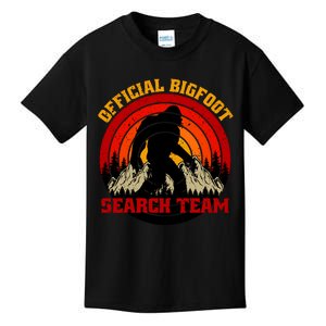 The Bigfoot Search Team Kids T-Shirt