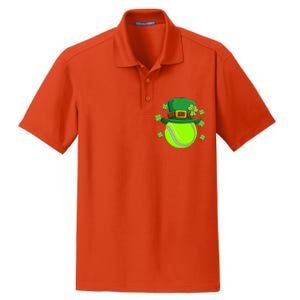 Tennis Ball St Patricks Day Ball Leprechaun Gift Dry Zone Grid Polo