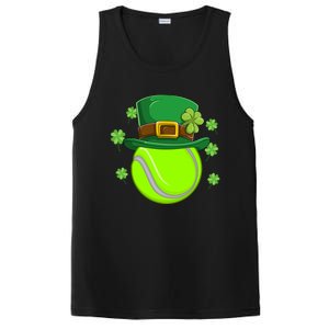 Tennis Ball St Patricks Day Ball Leprechaun Gift PosiCharge Competitor Tank