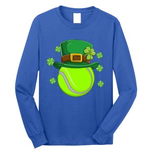 Tennis Ball St Patricks Day Ball Leprechaun Gift Long Sleeve Shirt