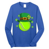 Tennis Ball St Patricks Day Ball Leprechaun Gift Long Sleeve Shirt