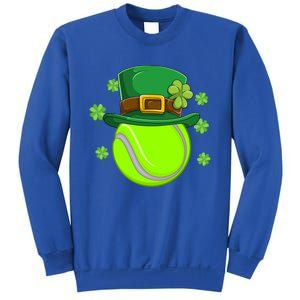 Tennis Ball St Patricks Day Ball Leprechaun Gift Sweatshirt