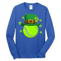 Tennis Ball St Patricks Day Ball Leprechaun Gift Tall Long Sleeve T-Shirt