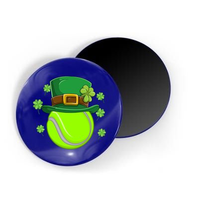 Tennis Ball St Patricks Day Ball Leprechaun Gift Magnet