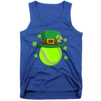 Tennis Ball St Patricks Day Ball Leprechaun Gift Tank Top