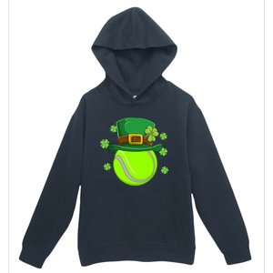 Tennis Ball St Patricks Day Ball Leprechaun Gift Urban Pullover Hoodie