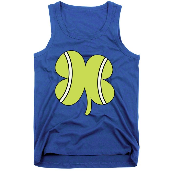 Tennis Ball St Patricks Day Shamrock Gift Tank Top