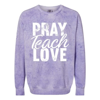 Theology Bible Study Christianity Christian Teacher Premium Colorblast Crewneck Sweatshirt