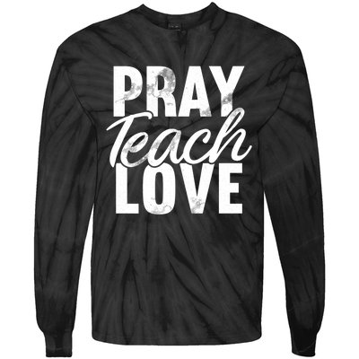 Theology Bible Study Christianity Christian Teacher Premium Tie-Dye Long Sleeve Shirt