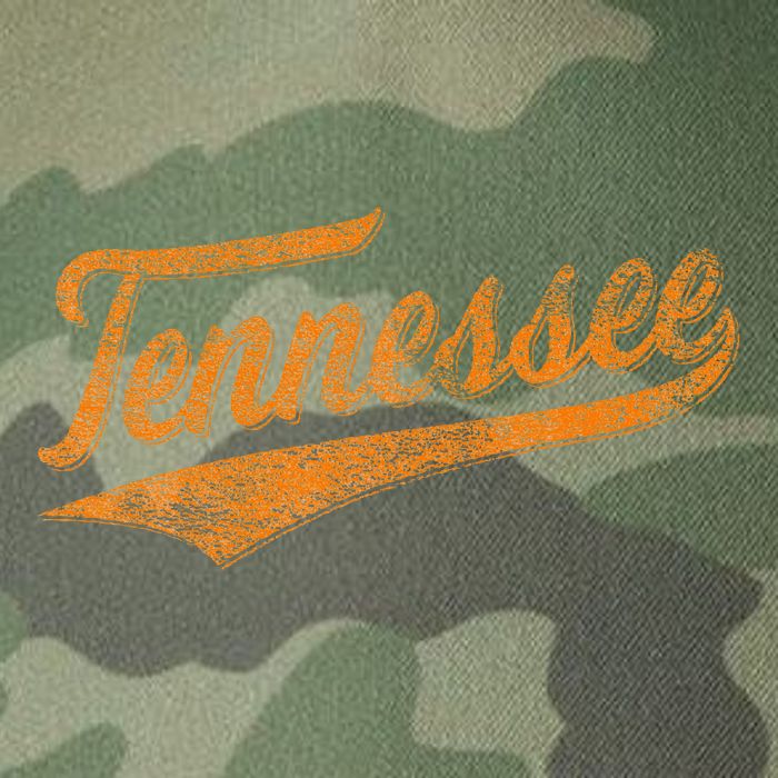 Tennessee Baseball Sports Script Cursive Flag Swoosh Legacy Tie Dye Trucker Hat
