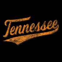 Tennessee Baseball Sports Script Cursive Flag Swoosh Baby Bodysuit