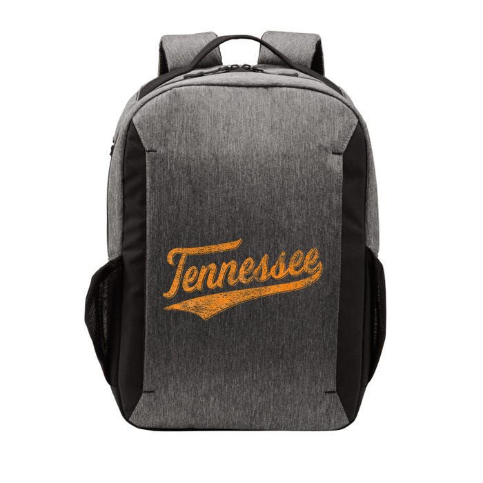 Tennessee Baseball Sports Script Cursive Flag Swoosh Vector Backpack