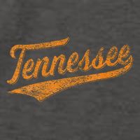 Tennessee Baseball Sports Script Cursive Flag Swoosh Vector Backpack