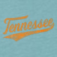 Tennessee Baseball Sports Script Cursive Flag Swoosh Sueded Cloud Jersey T-Shirt
