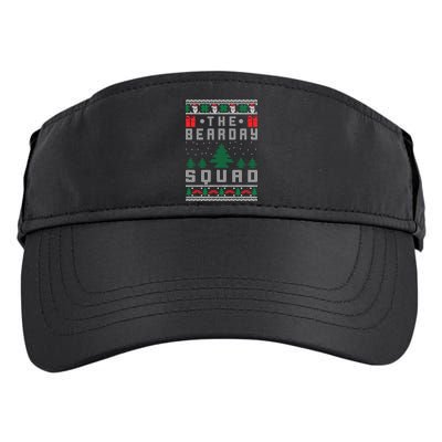 The Bearday Squad Ugly Christmas Adult Drive Performance Visor