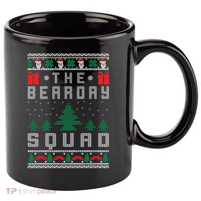 The Bearday Squad Ugly Christmas 11oz C Handle Ceramic Mug