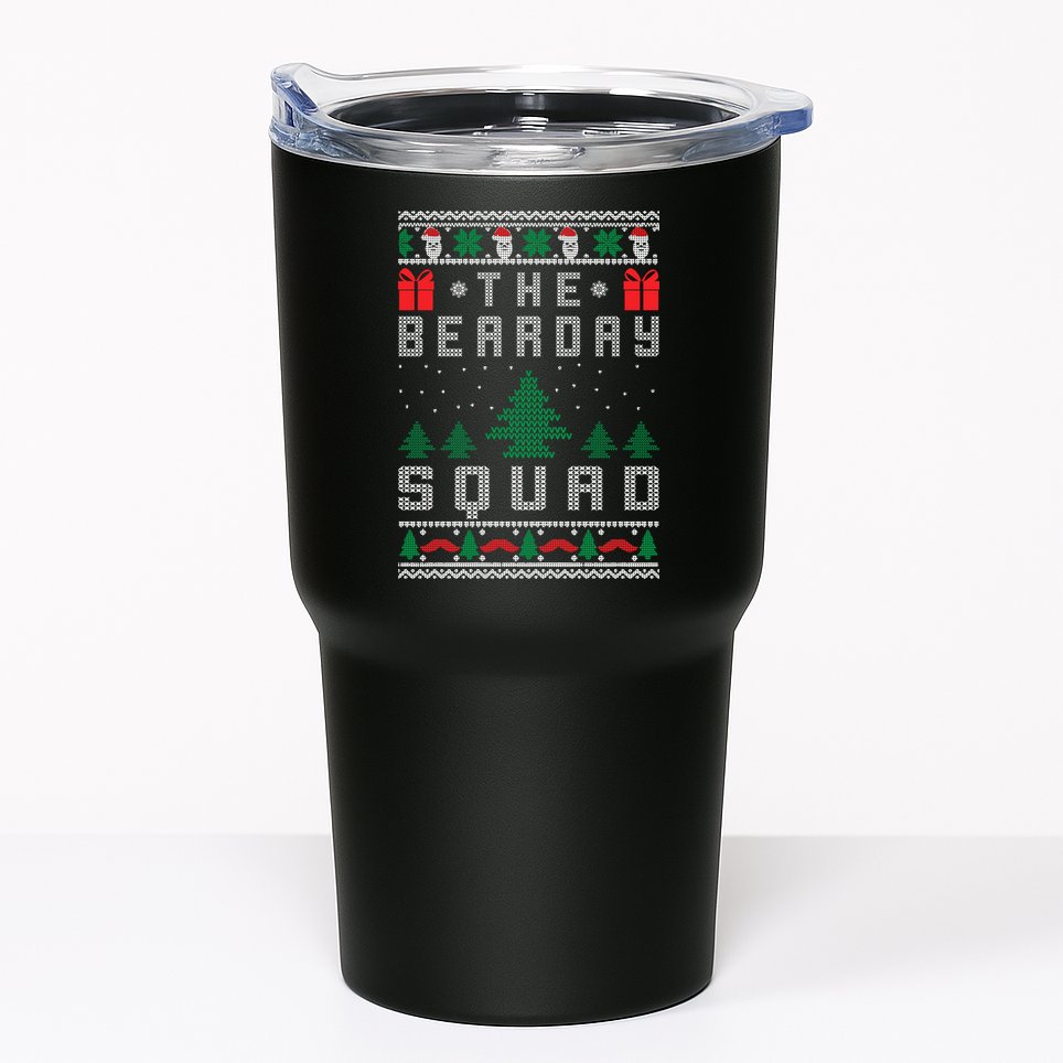 The Bearday Squad Ugly Christmas Tumbler