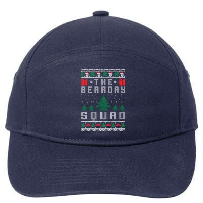 The Bearday Squad Ugly Christmas 7-Panel Snapback Hat