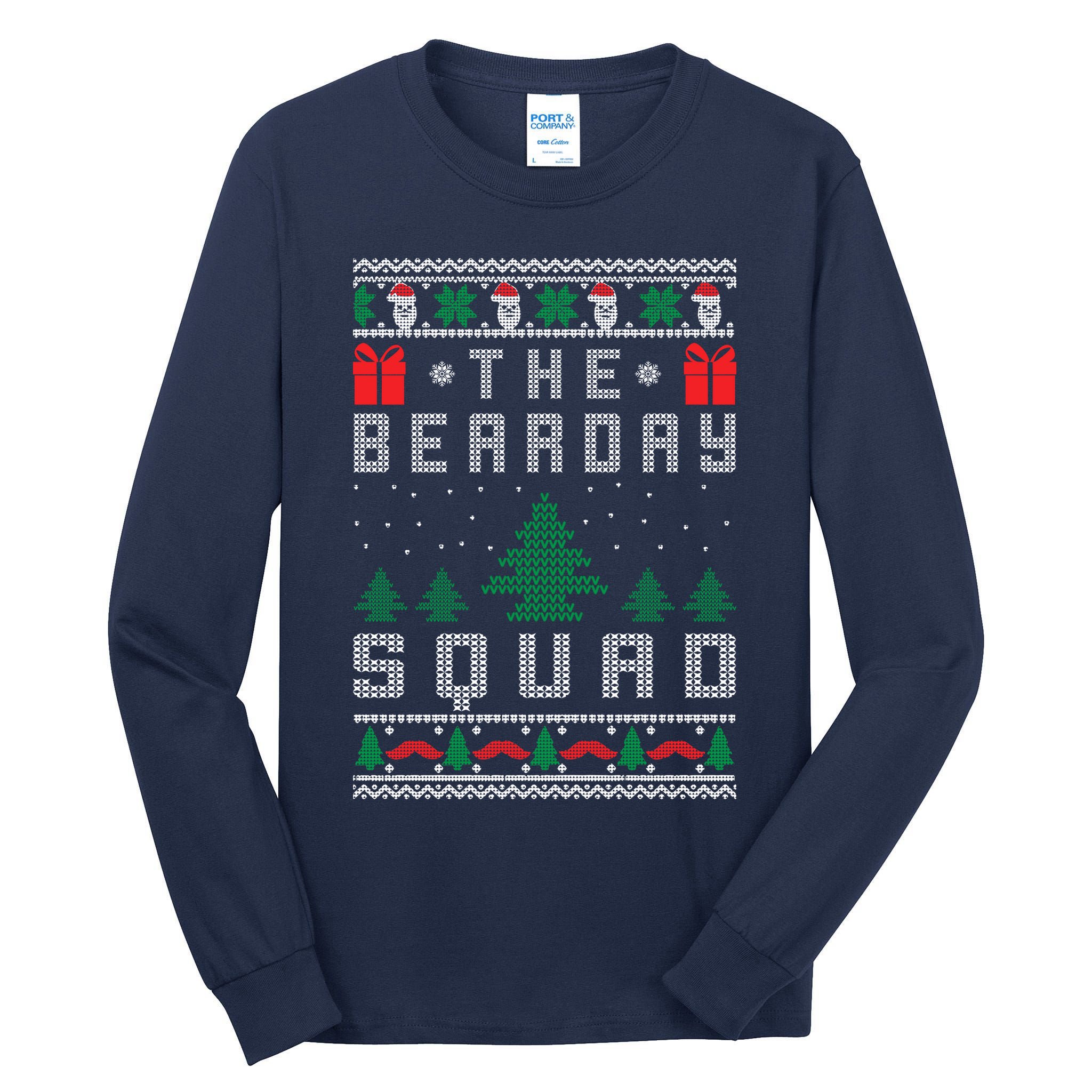 The Bearday Squad Ugly Christmas Tall Long Sleeve T-Shirt