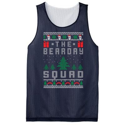 The Bearday Squad Ugly Christmas Mesh Reversible Basketball Jersey Tank