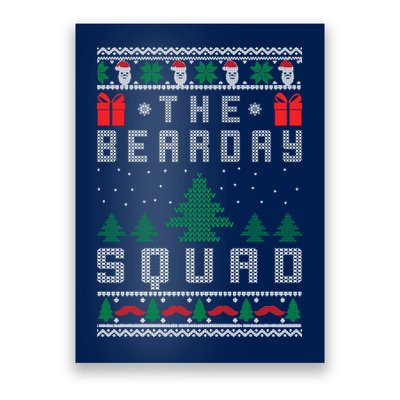 The Bearday Squad Ugly Christmas Poster