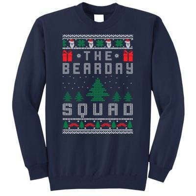 The Bearday Squad Ugly Christmas Tall Sweatshirt