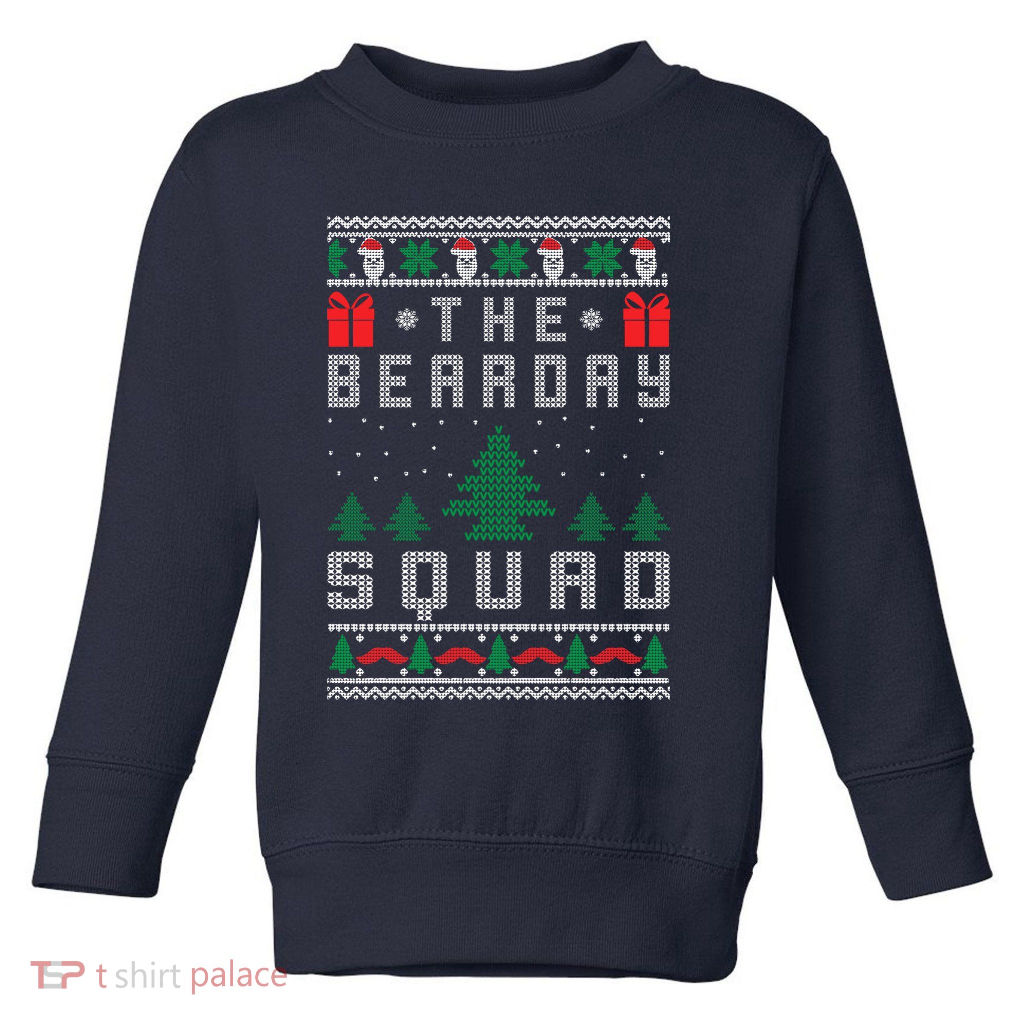 The Bearday Squad Ugly Christmas Toddler Sweatshirt
