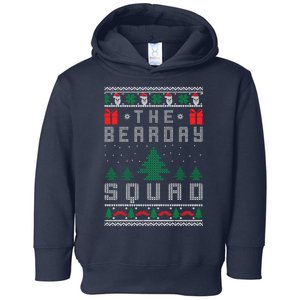 The Bearday Squad Ugly Christmas Toddler Hoodie