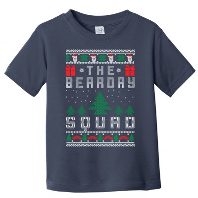 The Bearday Squad Ugly Christmas Toddler T-Shirt