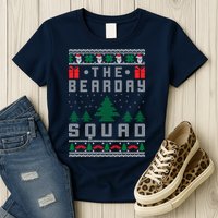 The Bearday Squad Ugly Christmas Womens T-Shirt