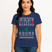 The Bearday Squad Ugly Christmas Womens T-Shirt