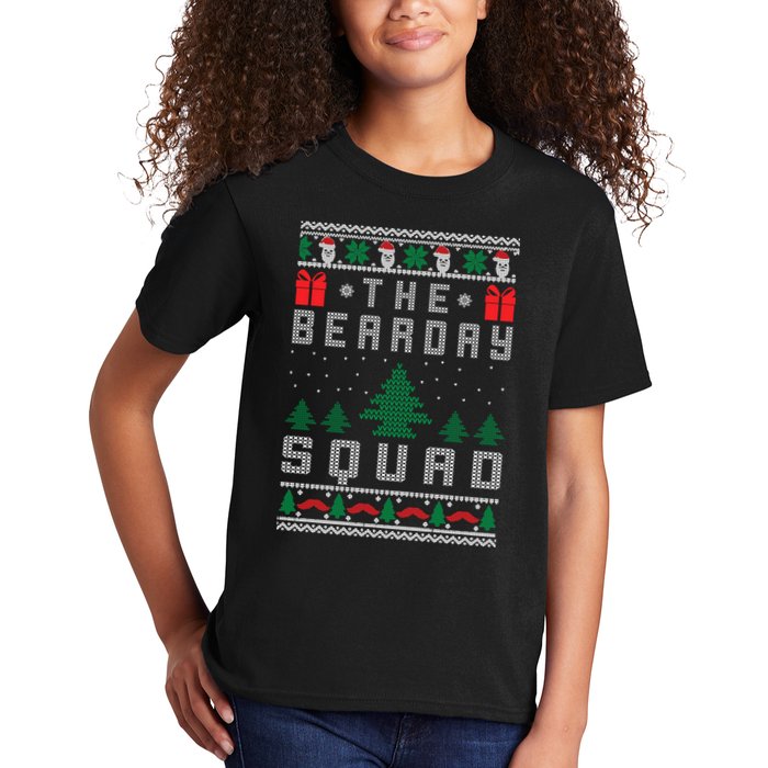 The Bearday Squad Ugly Christmas Kids T-Shirt